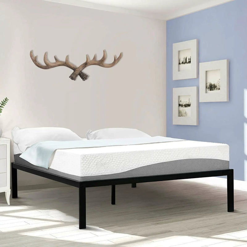 Full size 16-inch High Heavy Duty Metal Platform Bed Frame by HomePacific