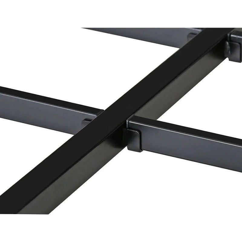 Twin size Modern Heavy Duty Black Metal Platform Bed Frame by HomePacific