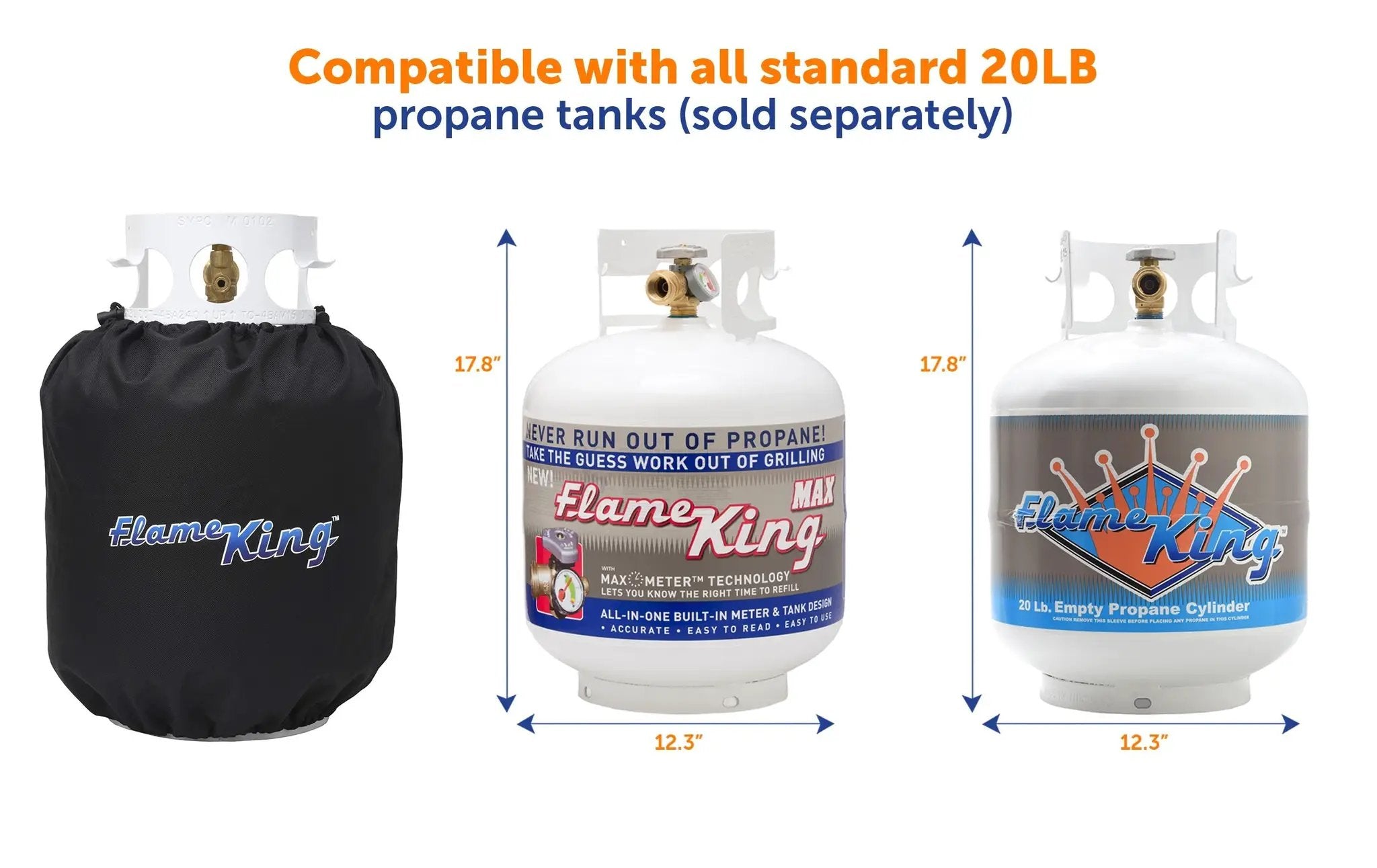 Flame King Propane Tank Cover for 20 lb Cylinder by Flame King Products