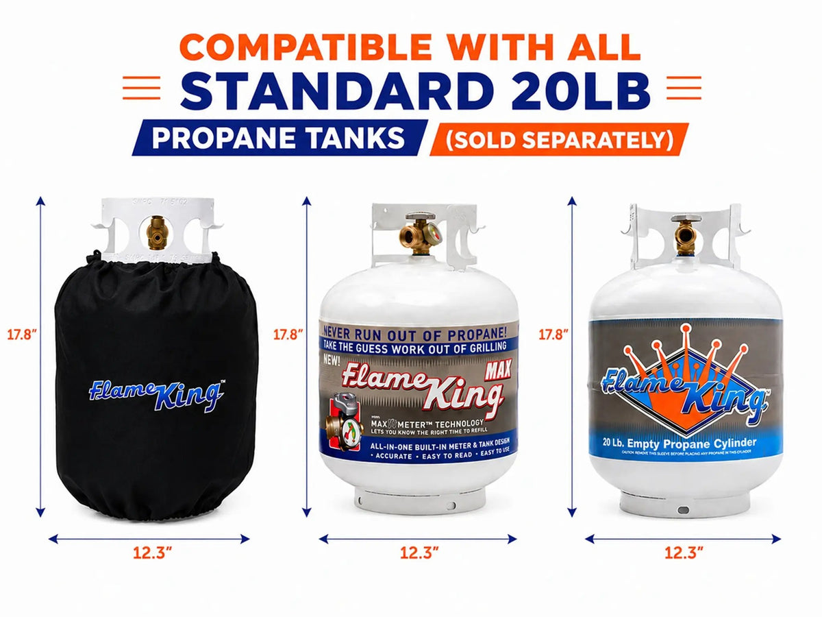 Flame King Propane Tank Cover for 20 lb Cylinder by Flame King Products
