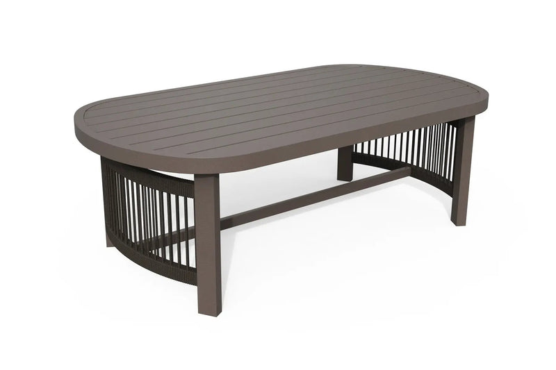Acadia 4-Piece Aluminum Living Room Set With Swivel Chairs by Outdoor-USA®