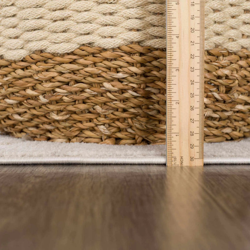 Azzan Cream & Gold Area Rug - Clearance by Boutique Rugs