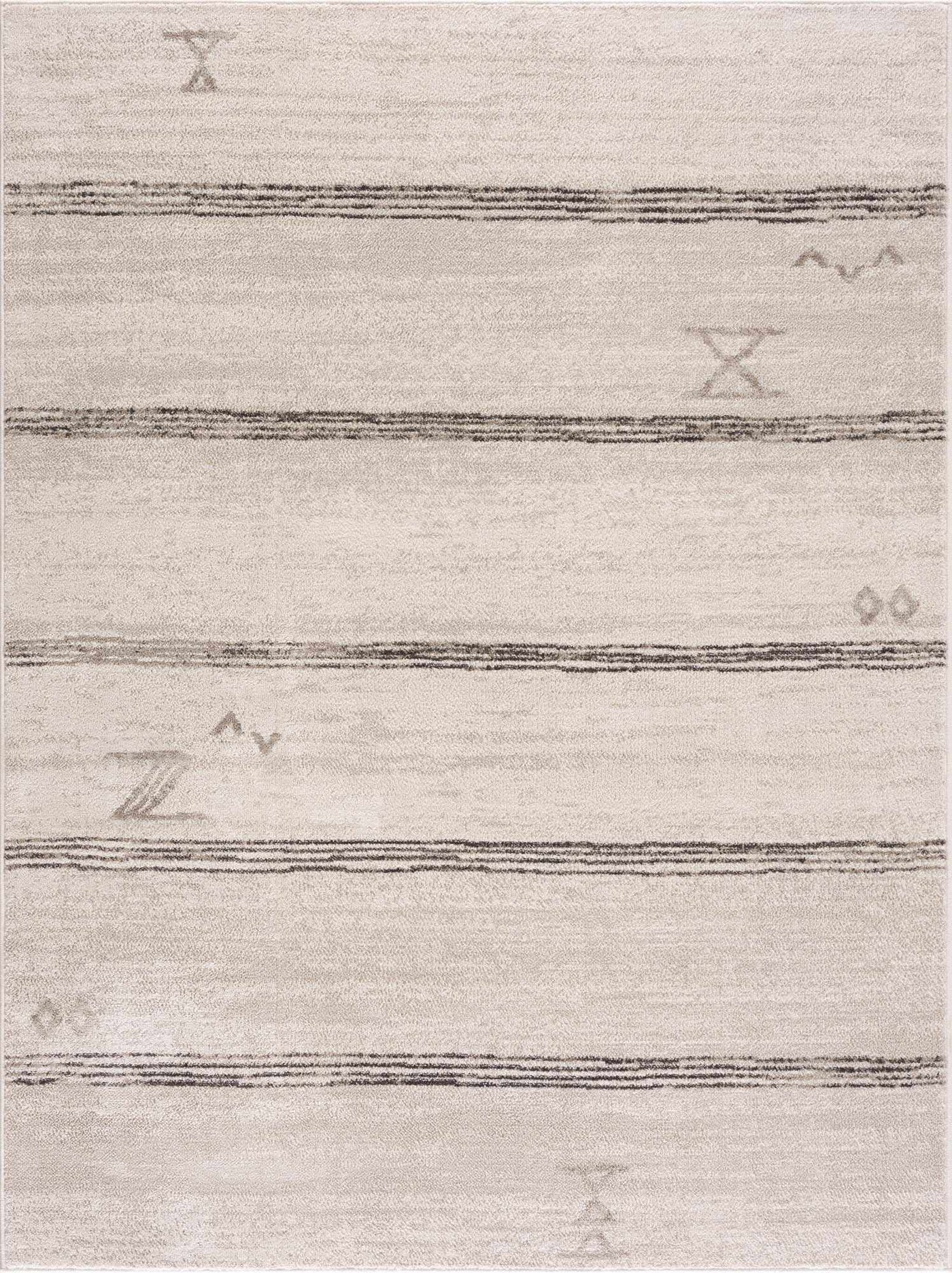 Deja Cream & Charcoal Area Rug - Clearance by Boutique Rugs