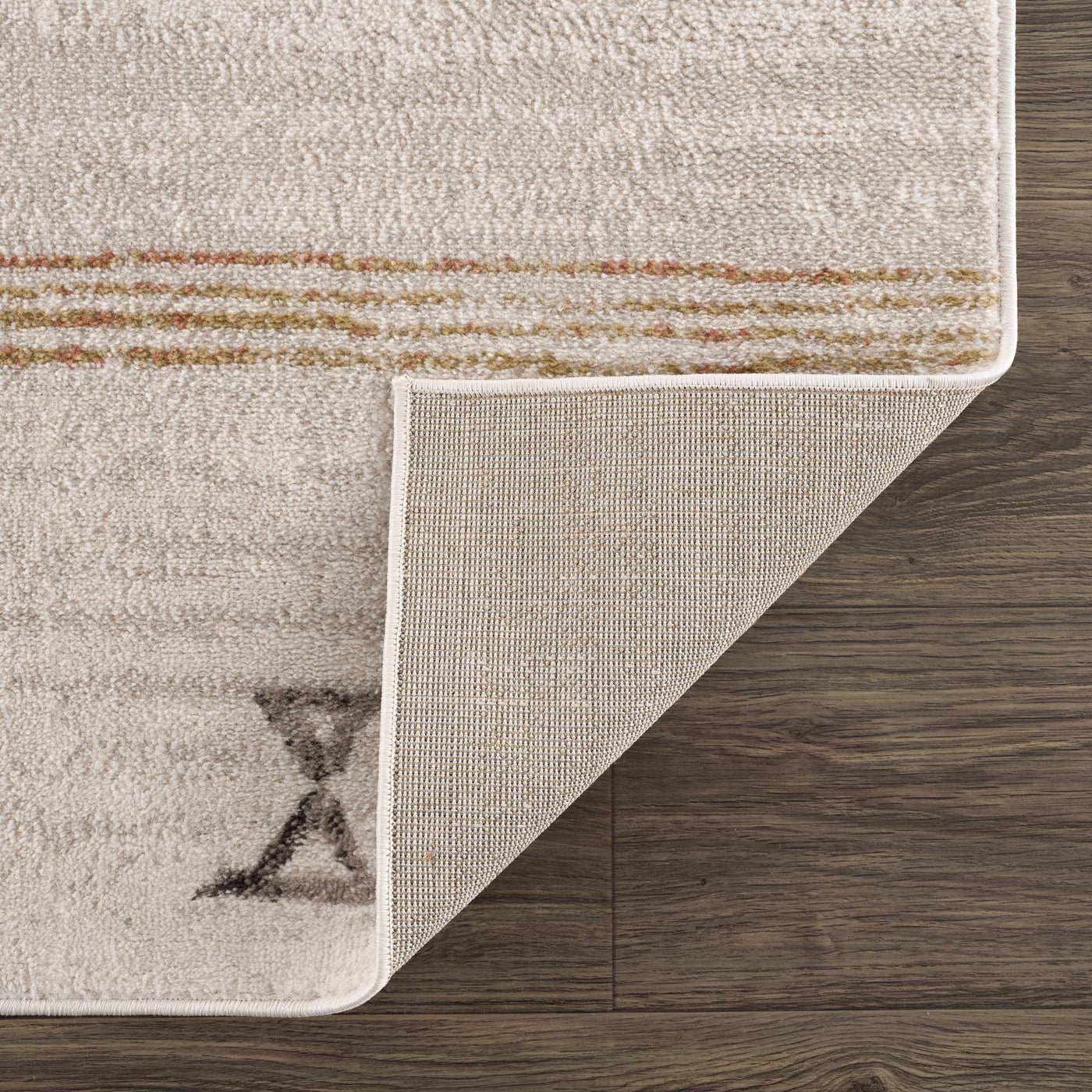 Deja Cream & Gold Area Rug - Clearance by Boutique Rugs