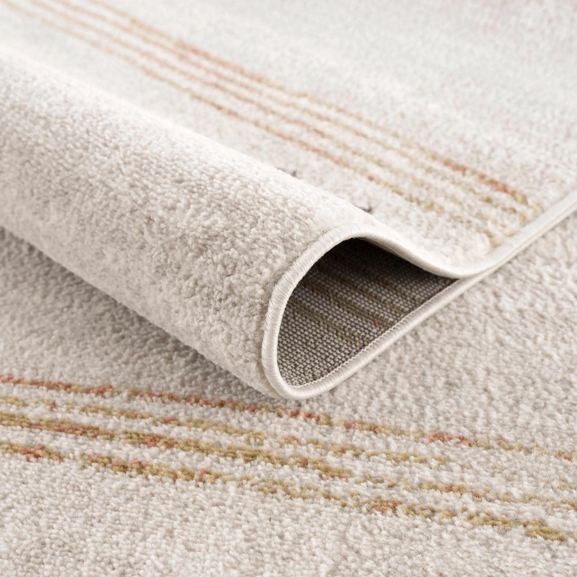 Deja Cream & Gold Area Rug - Clearance by Boutique Rugs
