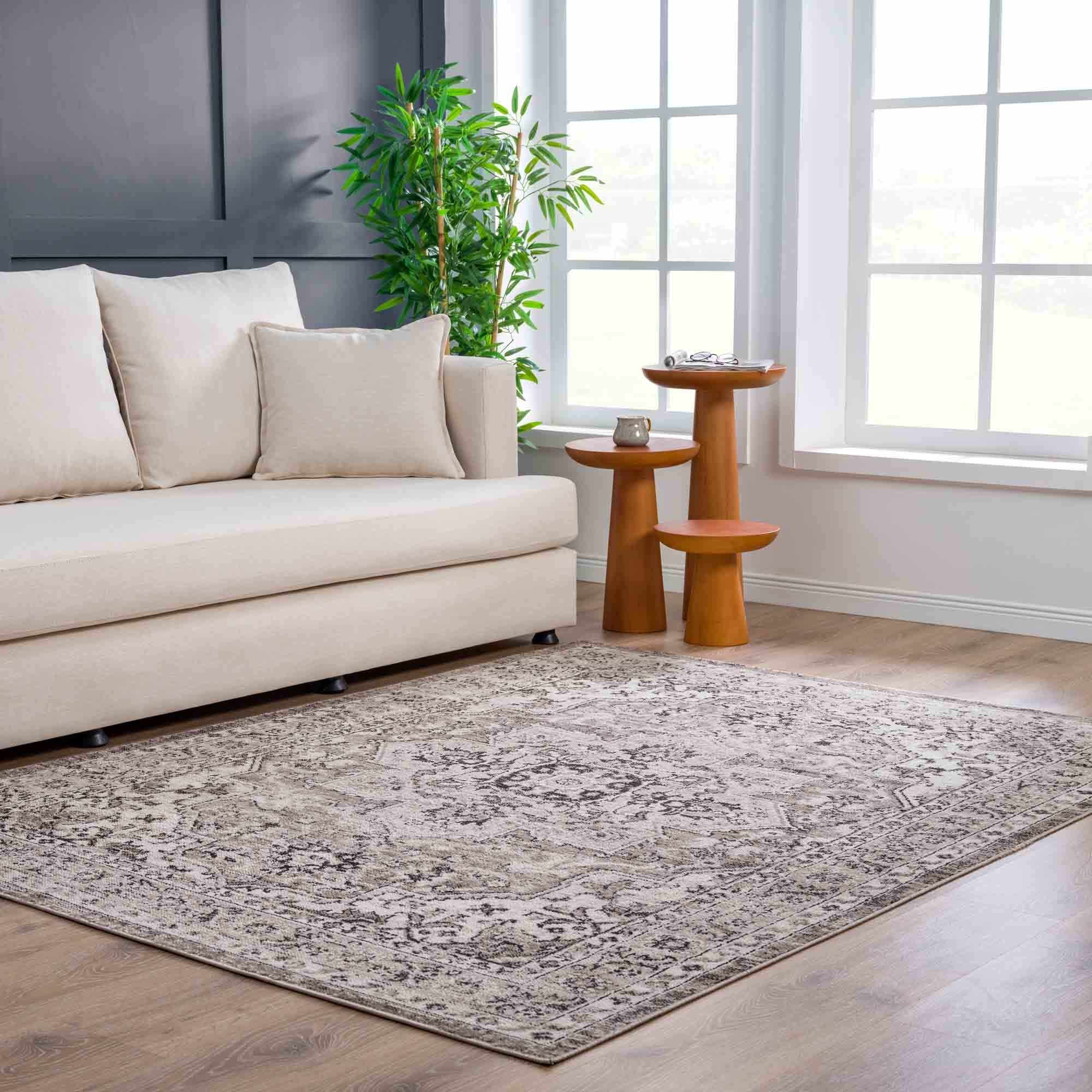 Albie Beige Area Rug - Clearance by Boutique Rugs