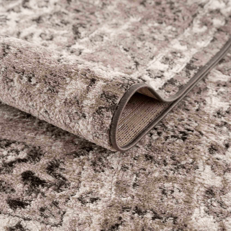 Albie Charcoal & Beige Area Rug by Hauteloom