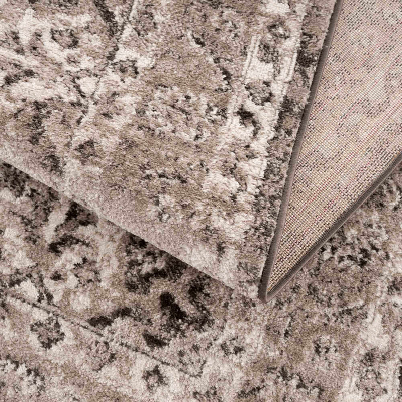 Albie Charcoal & Beige Area Rug - Clearance by Boutique Rugs