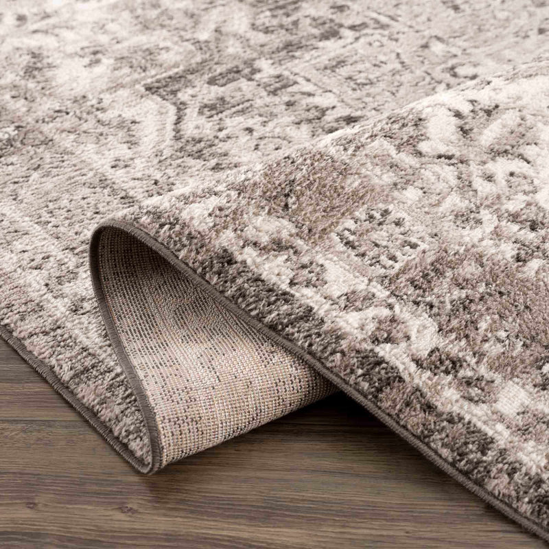 Albie Charcoal & Beige Area Rug by Hauteloom