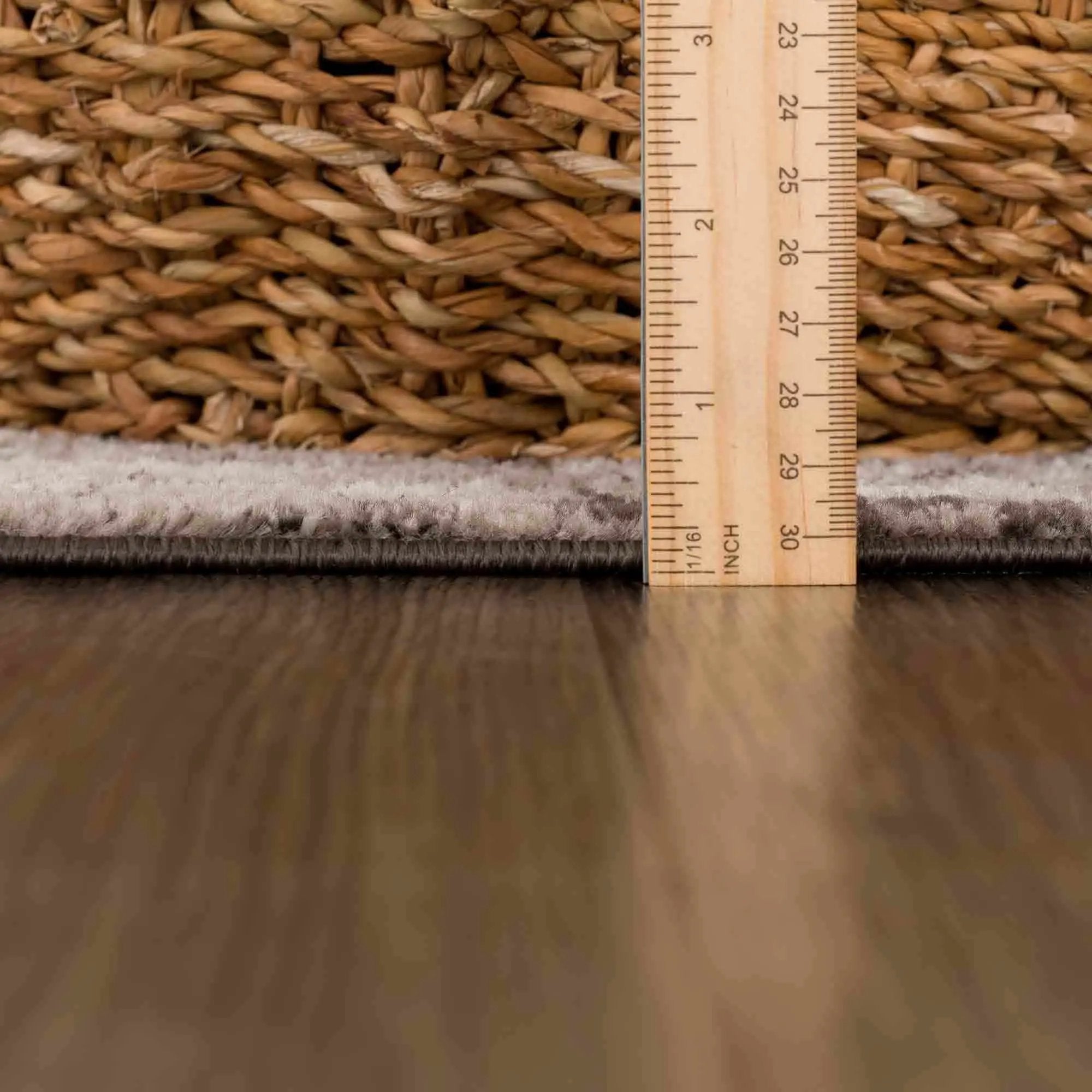 Albie Charcoal & Beige Area Rug by Hauteloom