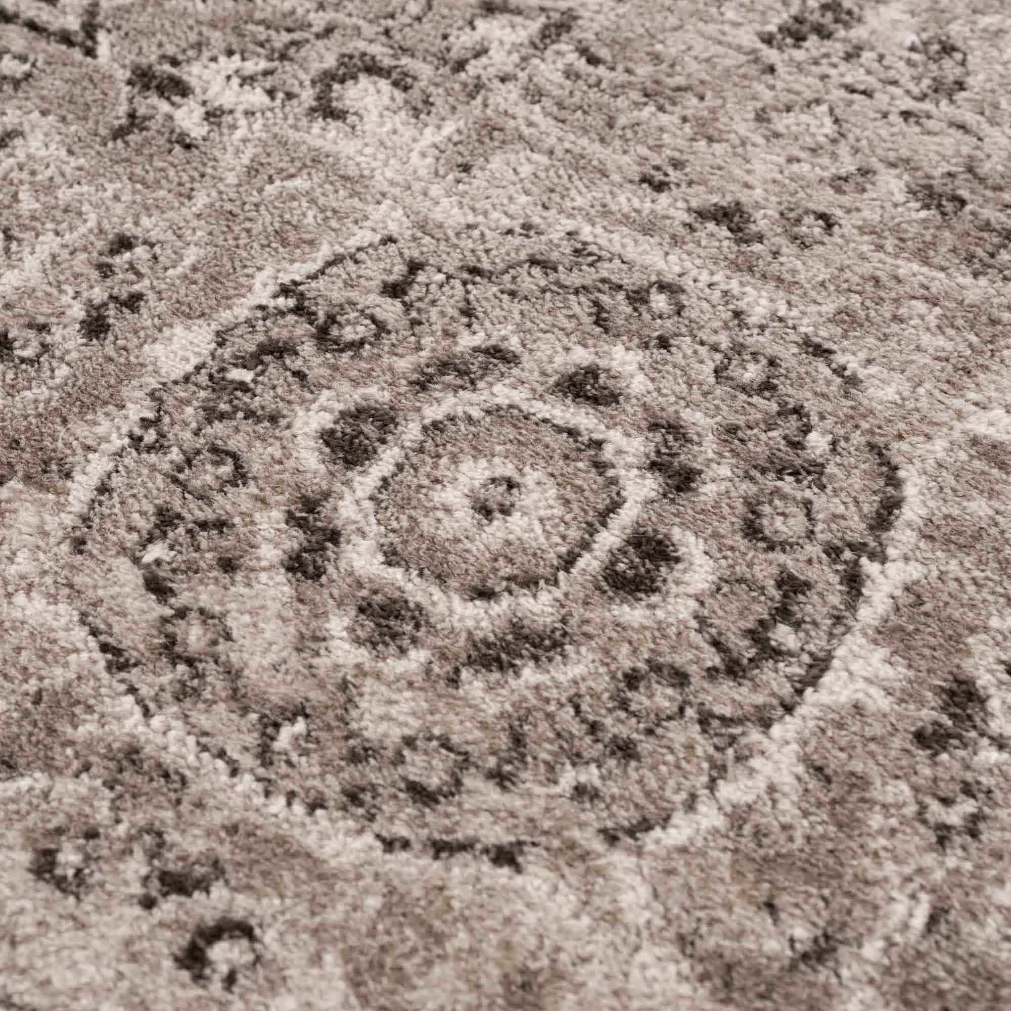 Albie Charcoal & Beige Area Rug - Clearance by Boutique Rugs