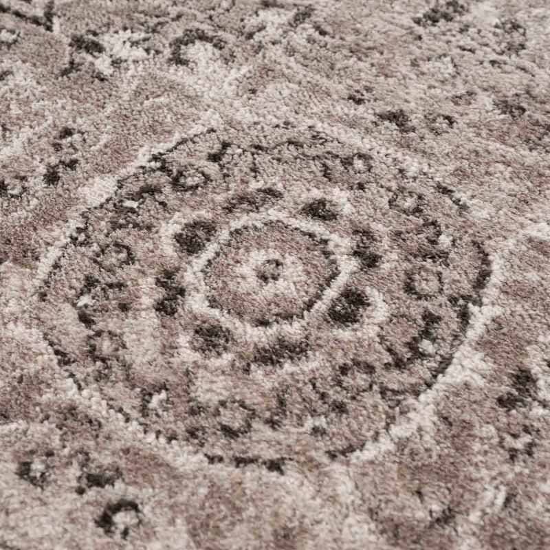 Albie Charcoal & Beige Area Rug - Clearance by Boutique Rugs
