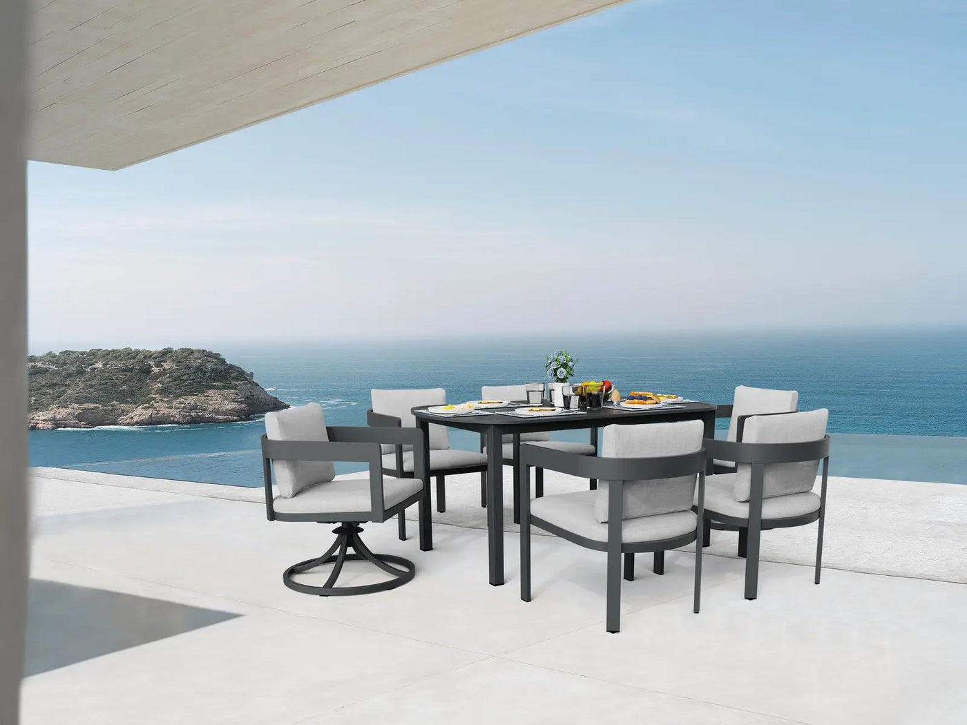 Aconcagua 7-Piece Aluminum Dining Set by Outdoor-USA®