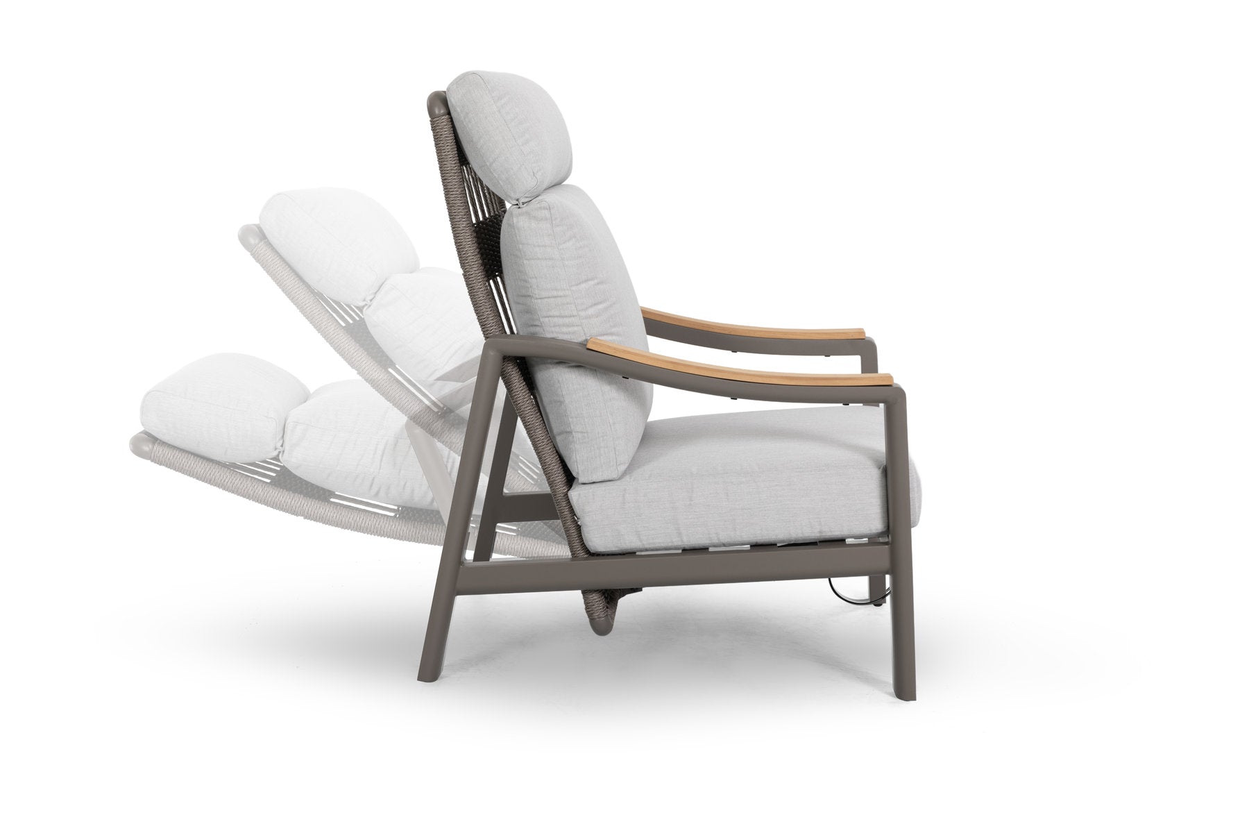 Noctis 4-Piece Adjustable Aluminum Living Room Set by Outdoor-USA®