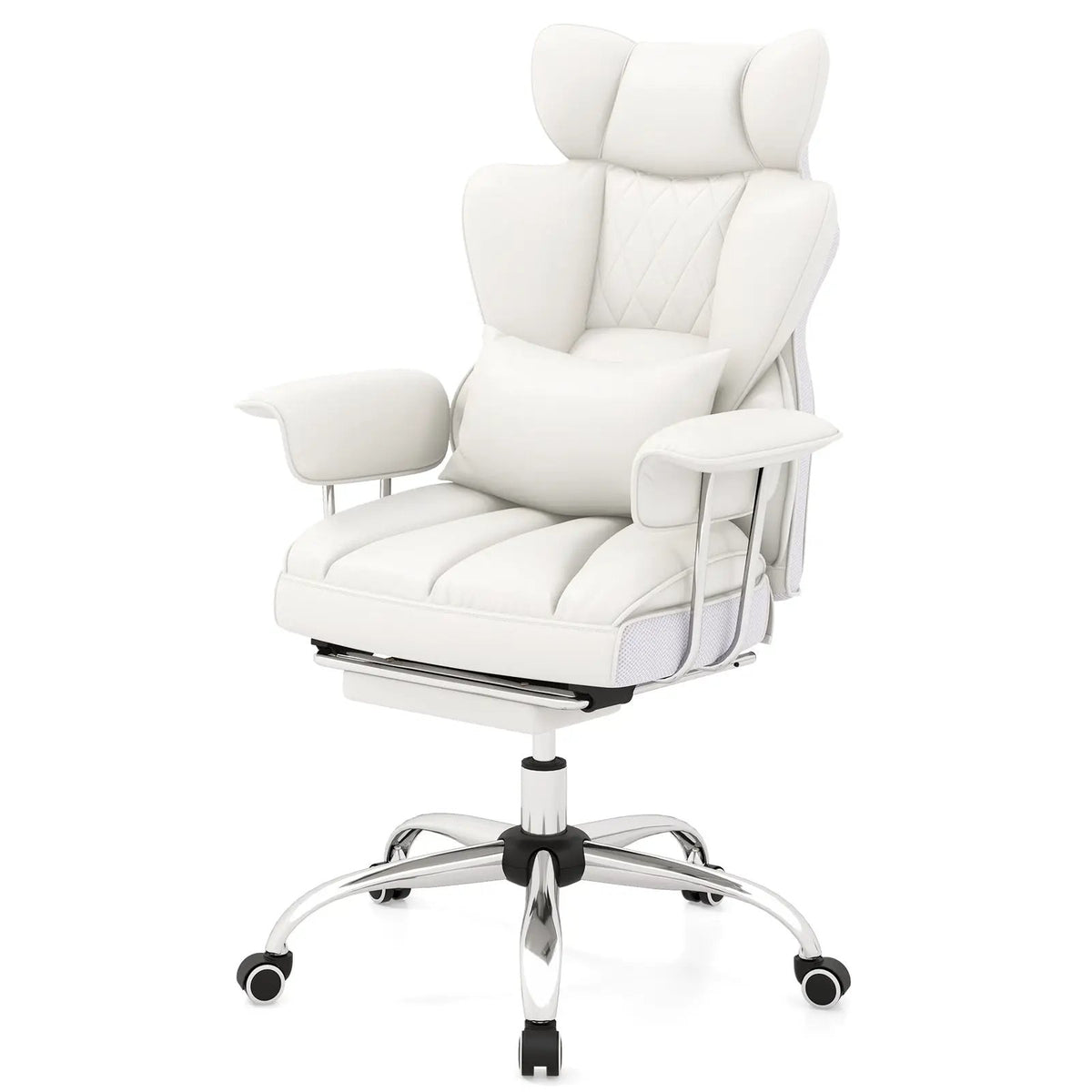 Big and Tall Executive Office Desk Chair with Footrest by DirectDeals