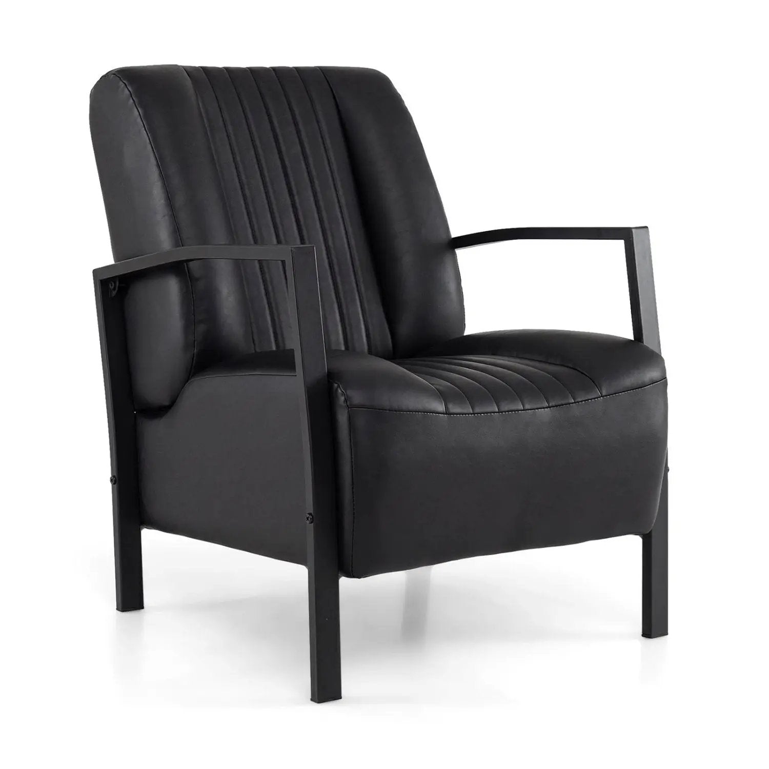 Upholstered Accent Chair with Padded Seat and Armrests by DirectDeals