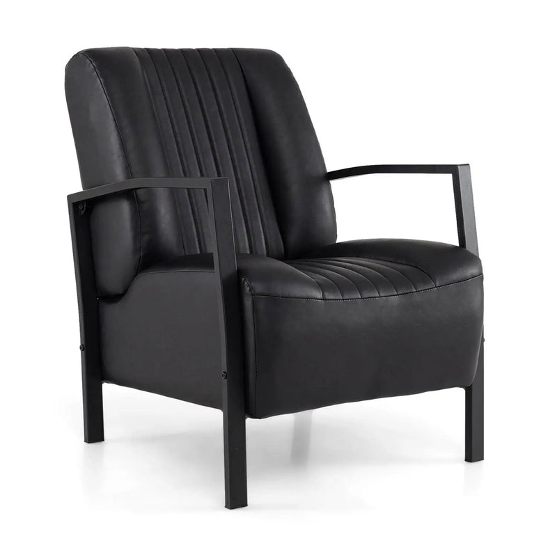 Upholstered Accent Chair with Padded Seat and Armrests by DirectDeals