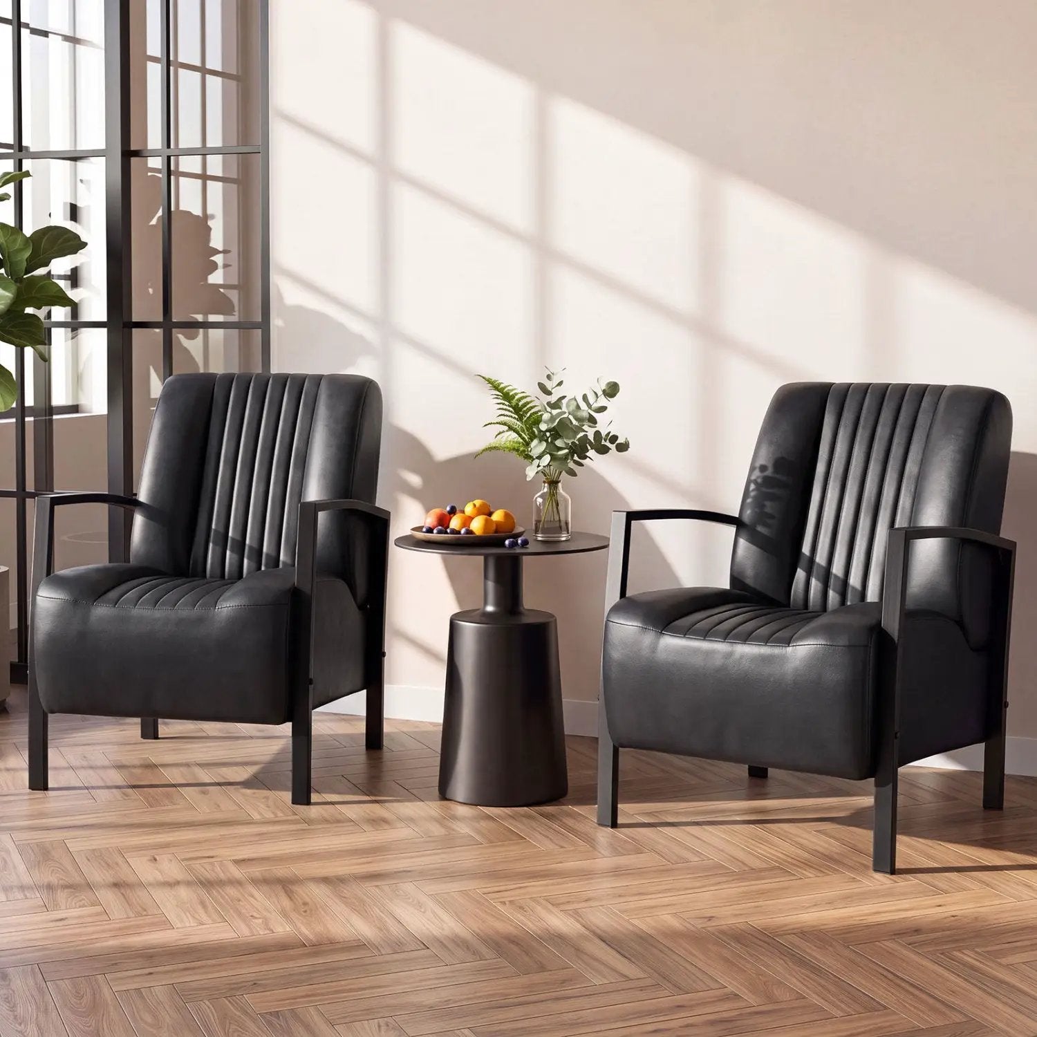 Upholstered Accent Chair with Padded Seat and Armrests by DirectDeals