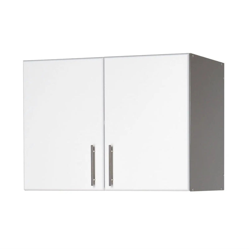 White Wall Cabinet with 2 Doors and Adjustable Shelf by HomePacific