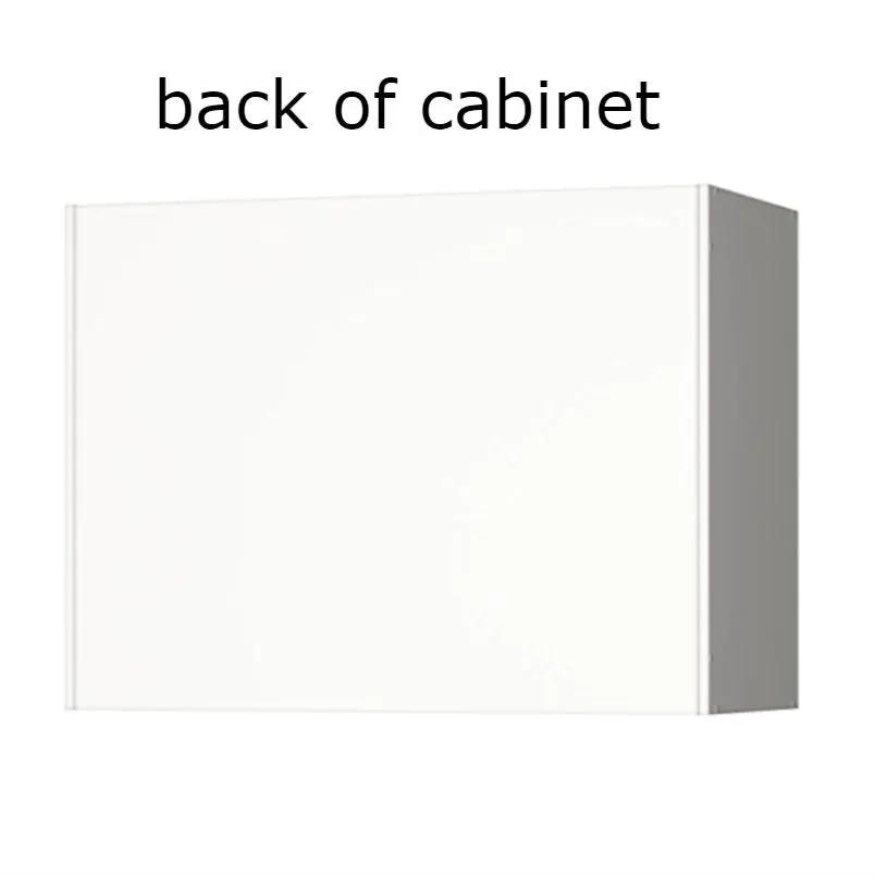 White Wall Cabinet with 2 Doors and Adjustable Shelf by HomePacific