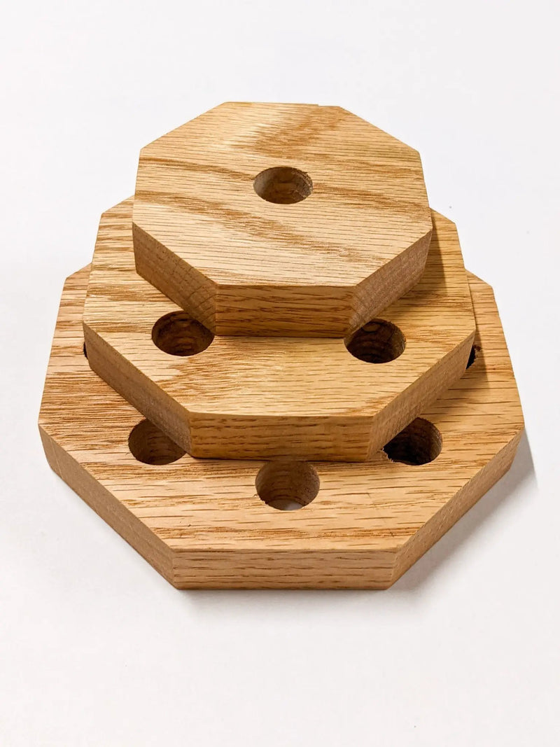 Octagon Propagation Station Shelf for Plant Cuttings by NookWoodworking