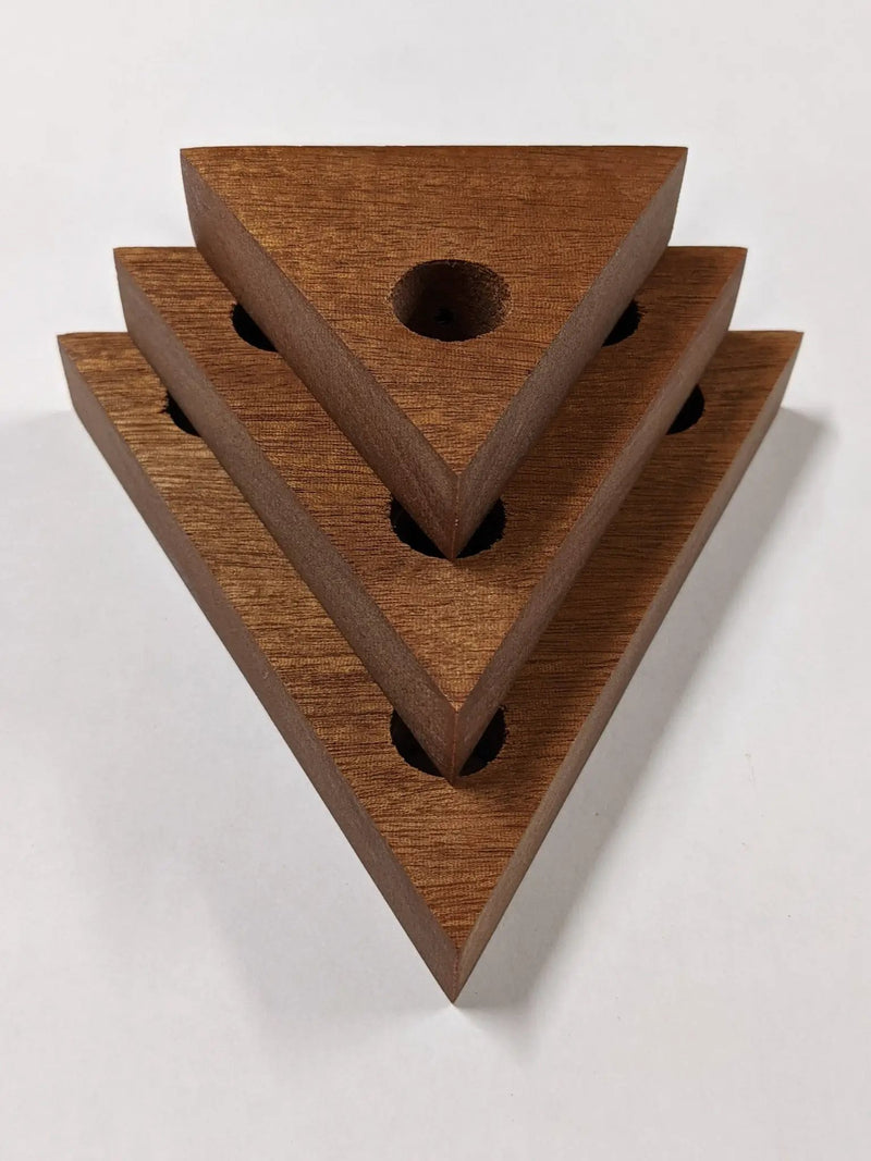 Triangle Propagation Station Shelf for Plant Cuttings by NookWoodworking