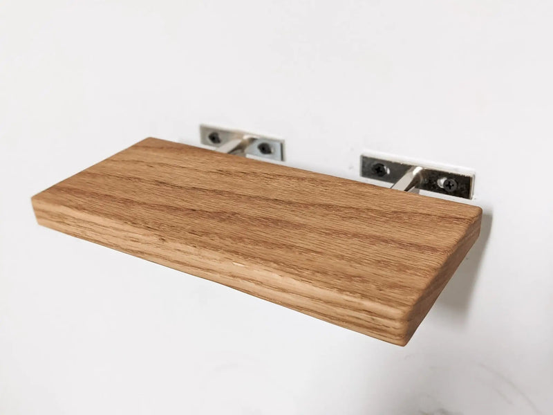 Thin Oak Floating Shelf in 6" to 36" lengths by NookWoodworking