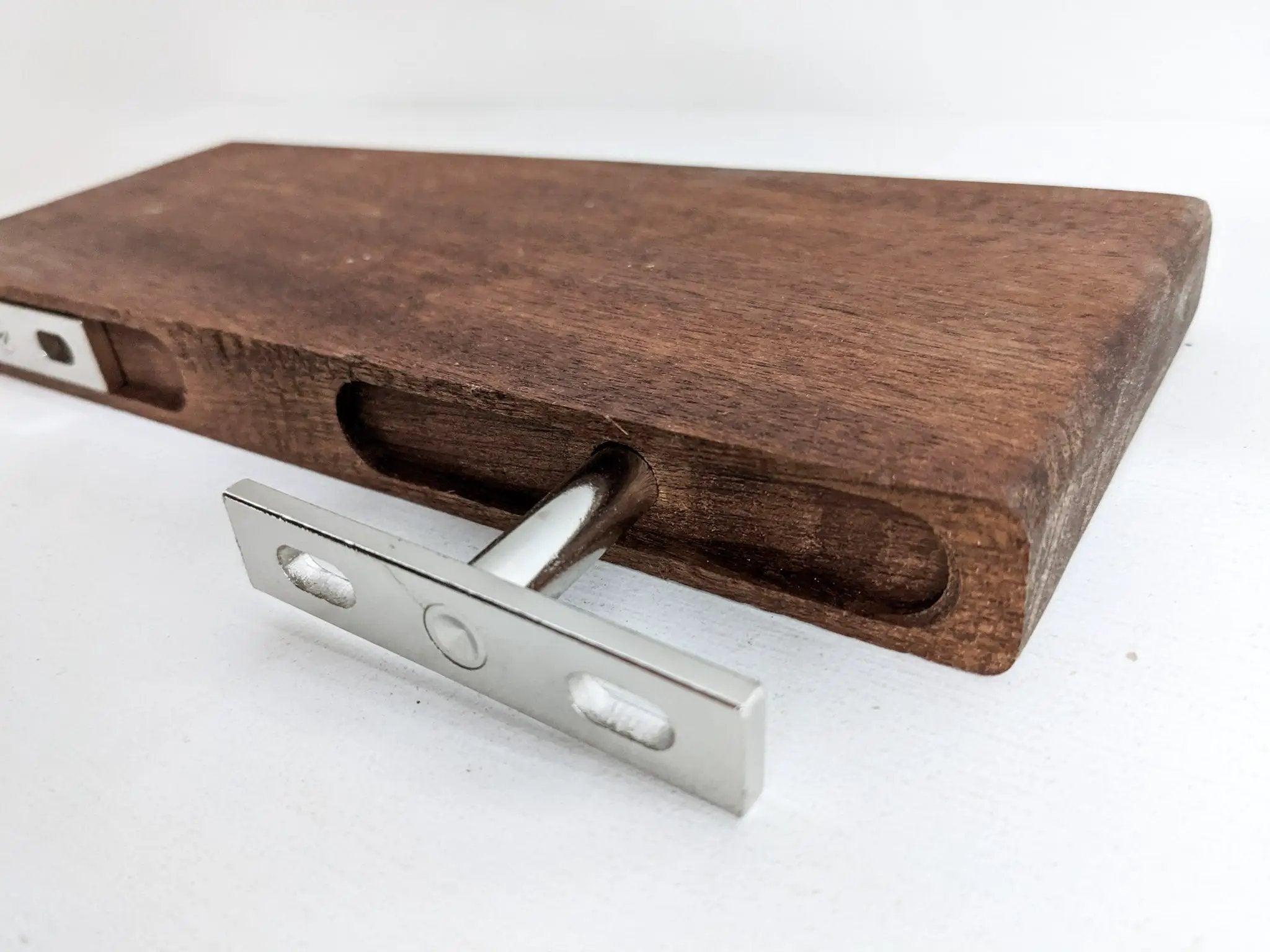 Thick Mahogany Floating Shelf in 6" to 10" lengths by NookWoodworking