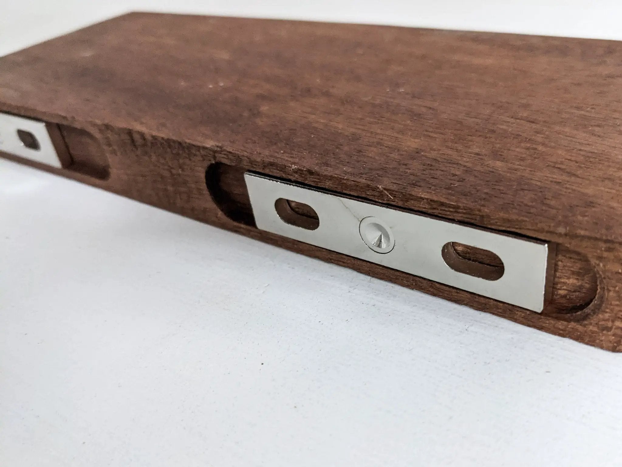 Thin Mahogany Floating Shelf in 6" to 36" lengths by NookWoodworking