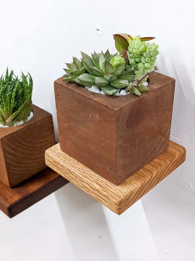 Small Floating Shelf Set by NookWoodworking
