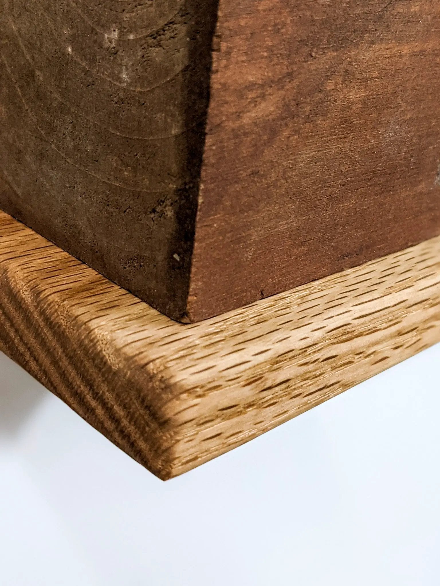 Small Square Display Shelf in Oak by NookWoodworking