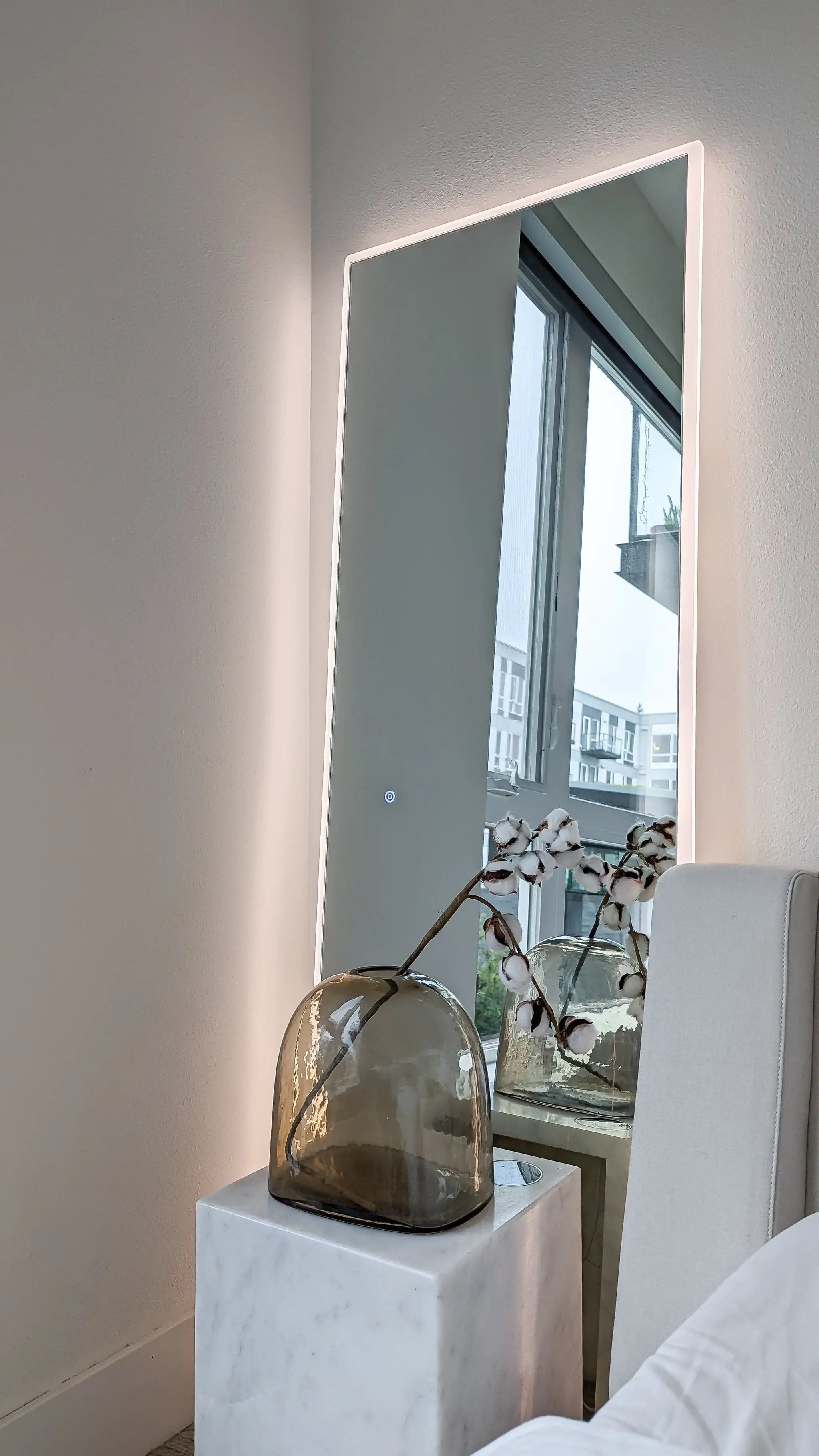 Zeek 65x22 LED Lighted Full Length Wall Mirror For Bedroom MA2265 by ZEEK