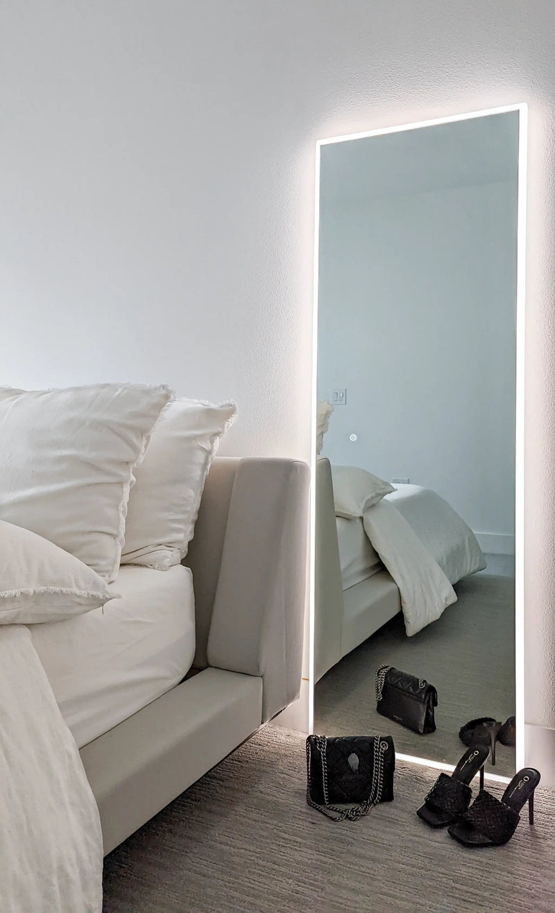 Zeek 65x22 LED Lighted Full Length Wall Mirror For Bedroom MA2265 by ZEEK