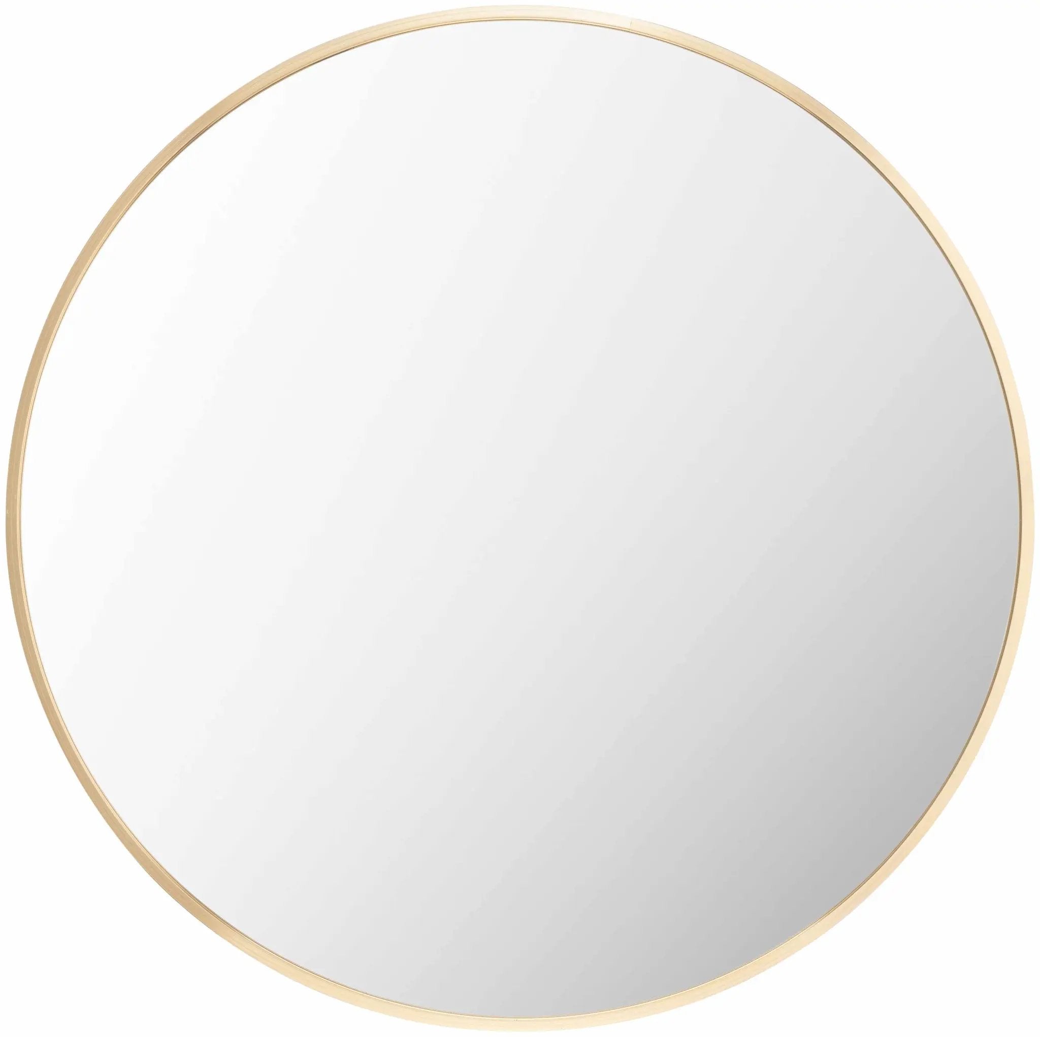 Pontalina Round Gold Mirror by Boutique Rugs