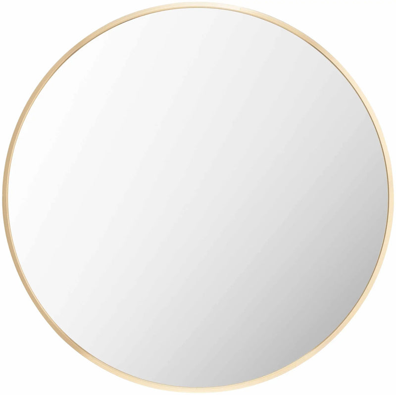 Pontalina Round Gold Mirror by Boutique Rugs