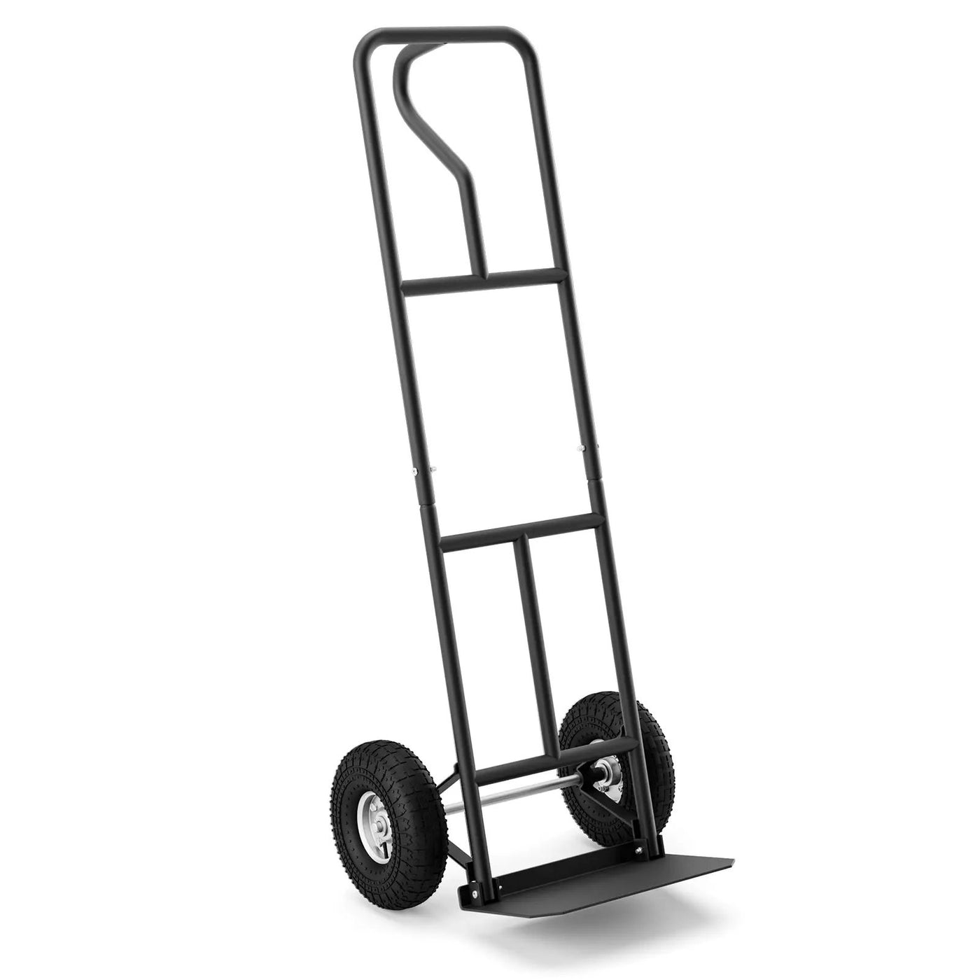 P-Handle Hand Truck with Foldable Load Plate for Warehouse Garage by DirectDeals