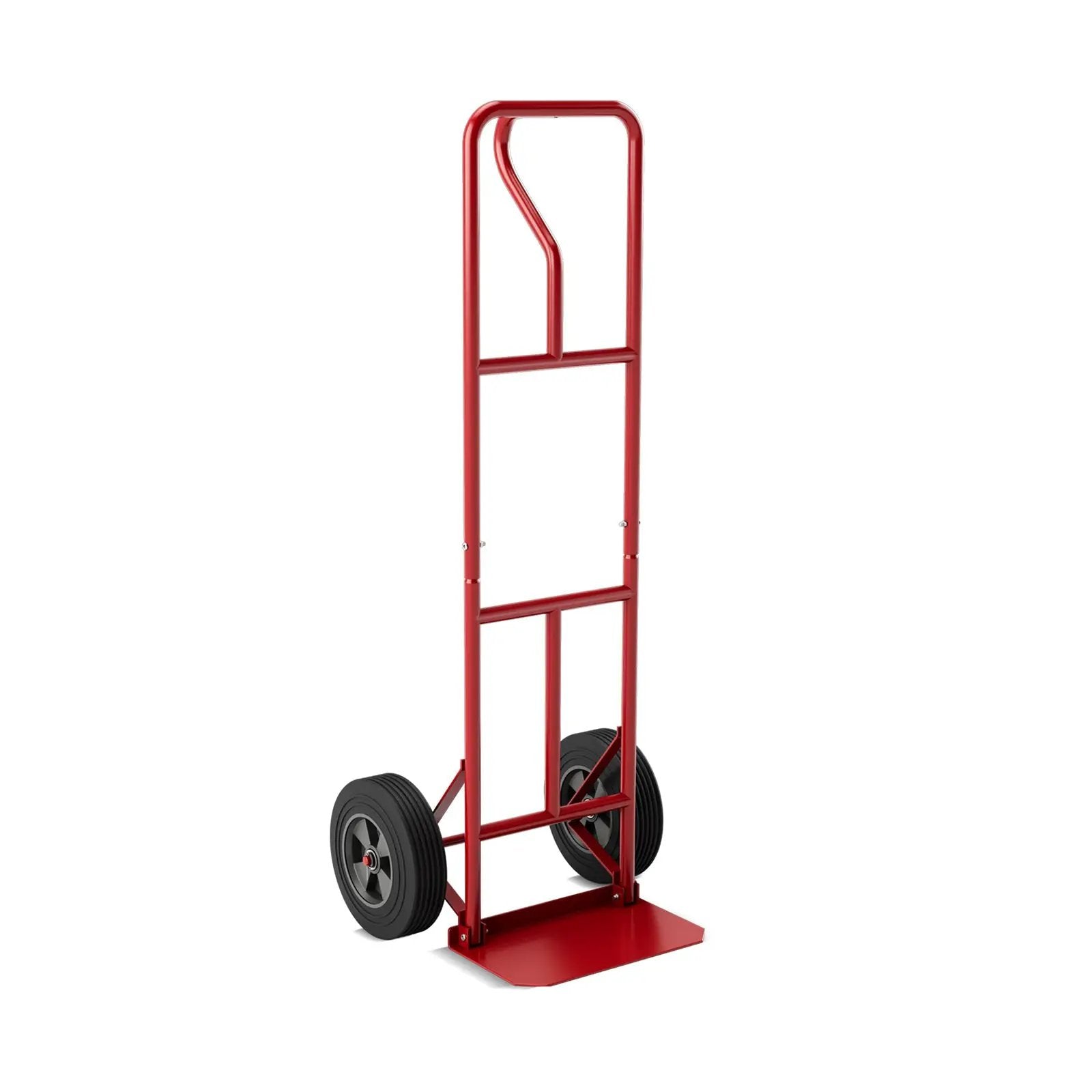 P-Handle Hand Truck with Foldable Load Plate for Warehouse Garage by DirectDeals