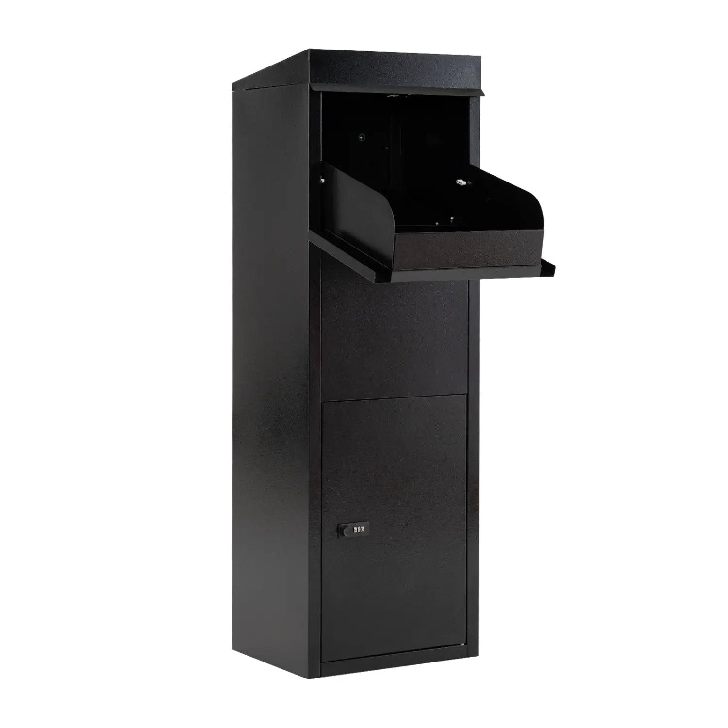 Package Delivery Box for Outside with Anti-Theft Baffle Sloped Roof by DirectDeals