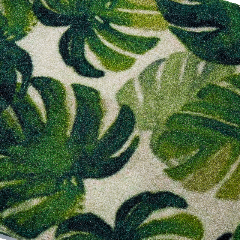 Panama Green Outdoor Doormat – 18" x 30" Non-Slip, Nylon by Fab Habitat