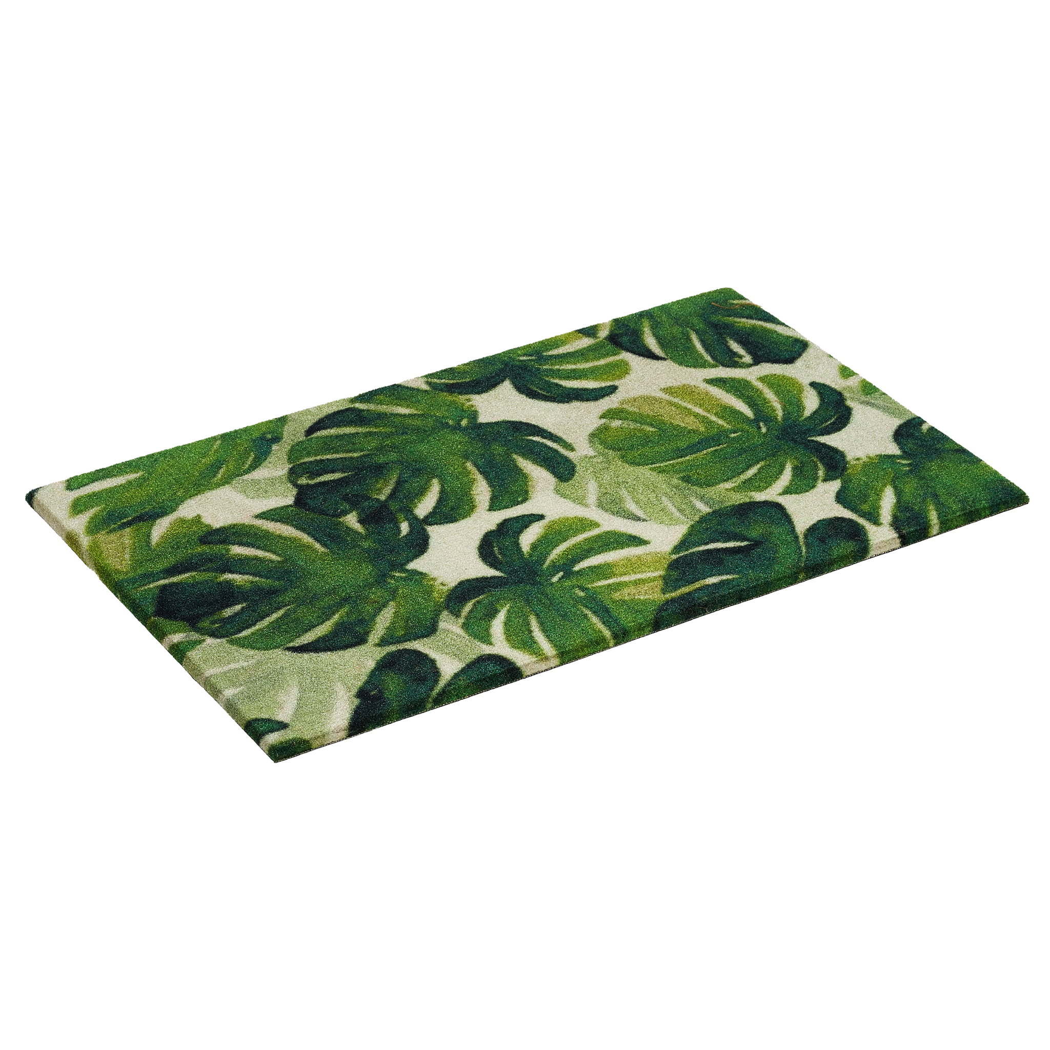 Panama Green Outdoor Doormat – 18" x 30" Non-Slip, Nylon by Fab Habitat
