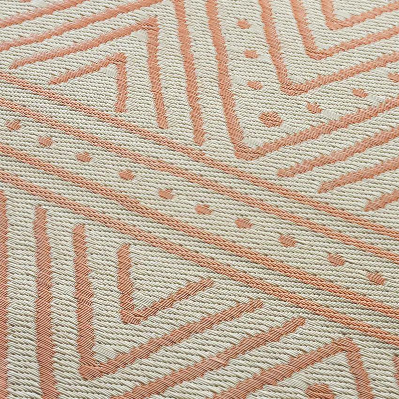 Patan - Coral Outdoor Rug for Patio by Fab Habitat