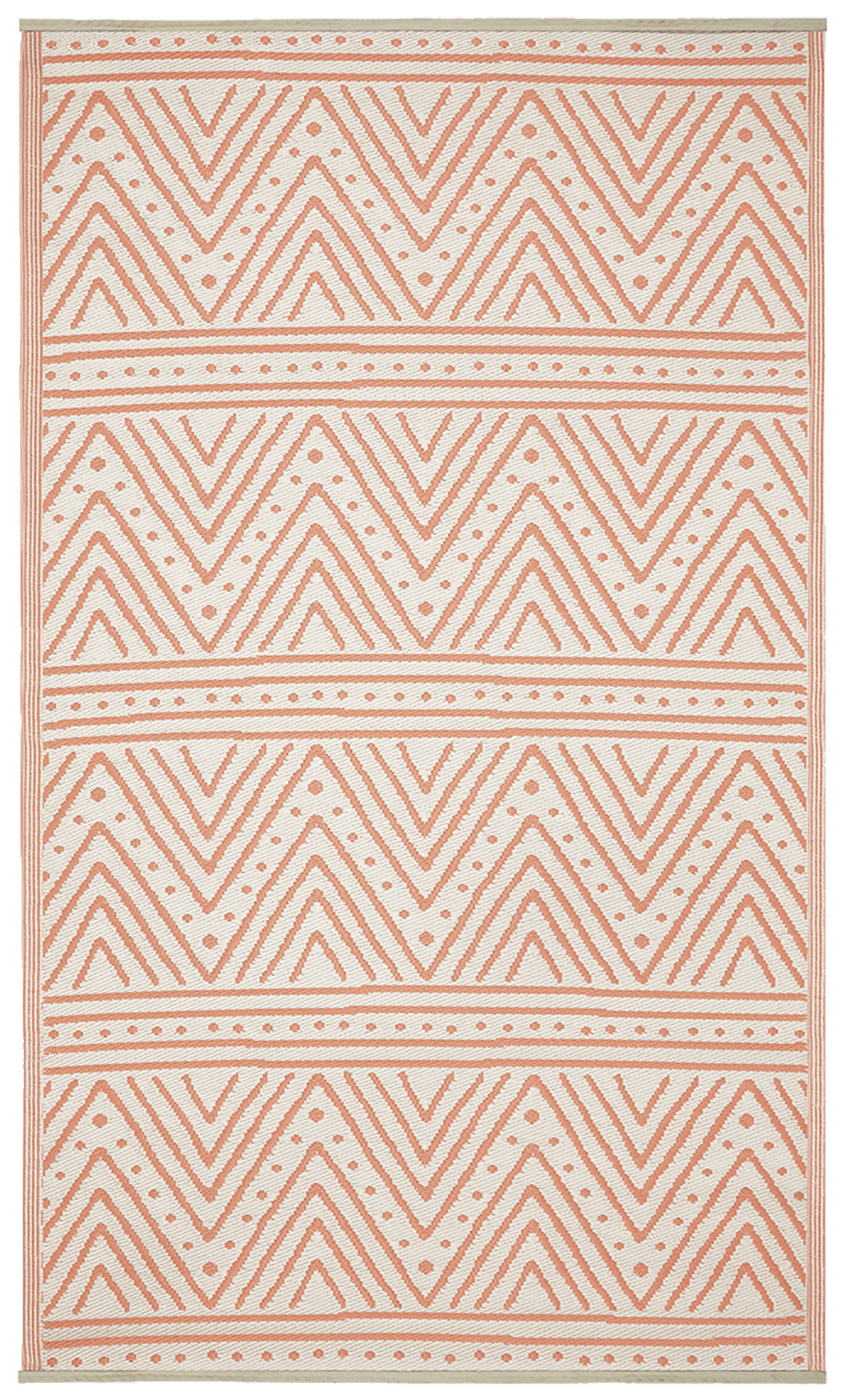 Patan - Coral Outdoor Rug for Patio by Fab Habitat