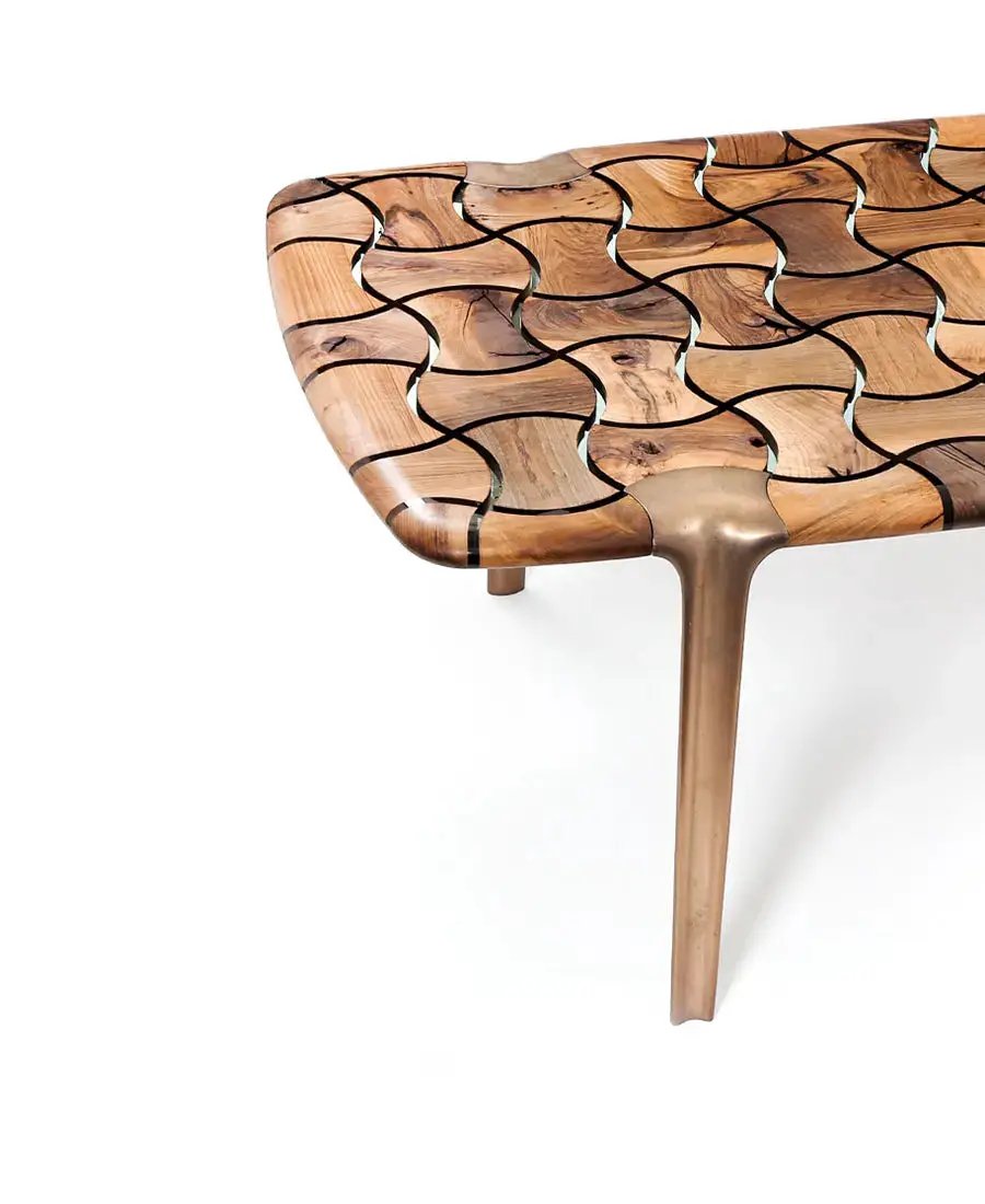 Patch Epoxy Resin Dining Table by Gizz