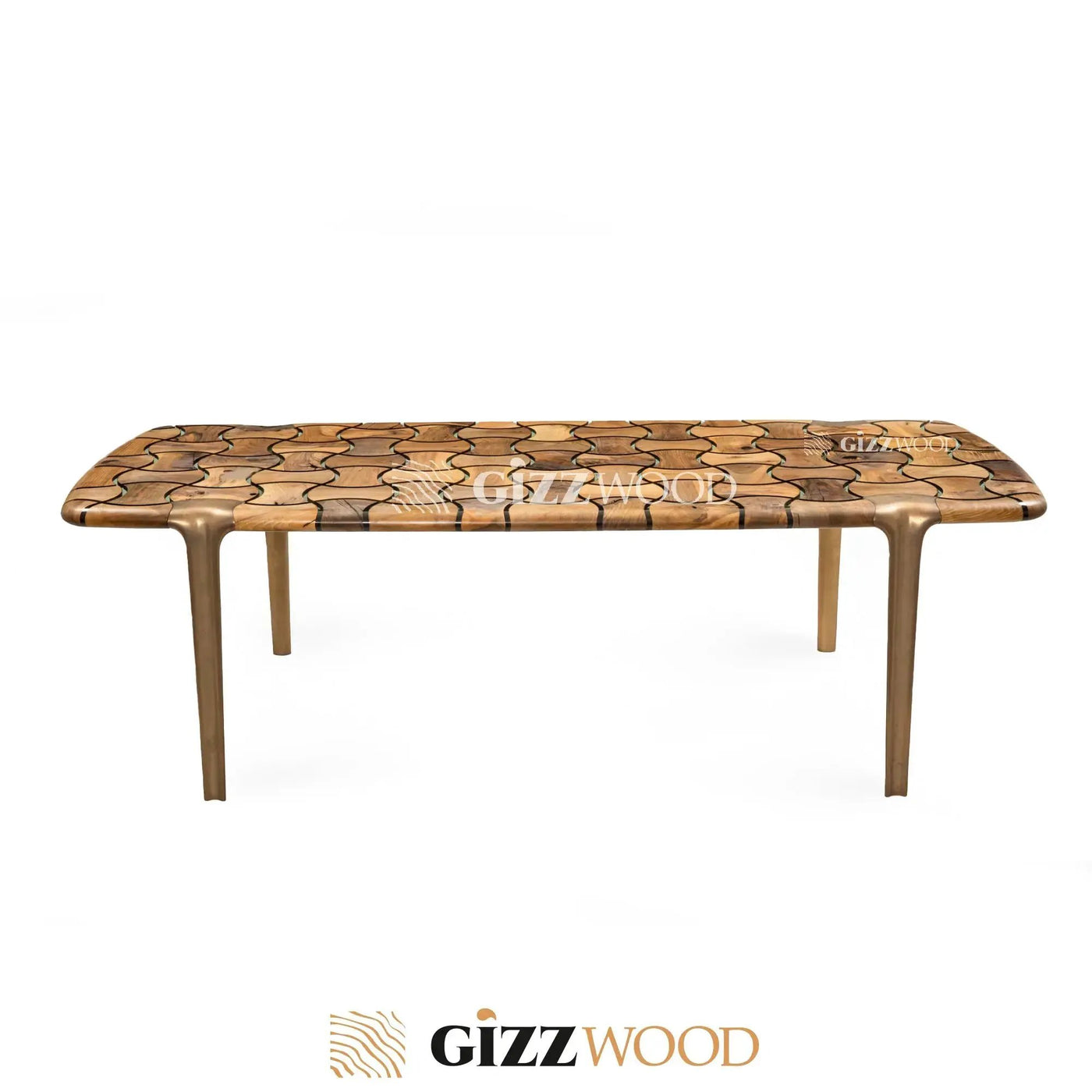 Patch Epoxy Resin Dining Table by Gizz