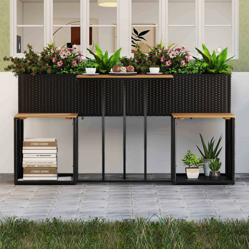 Patio Furniture Set with Raised Garden Bed for Porch and Yard by DirectDeals