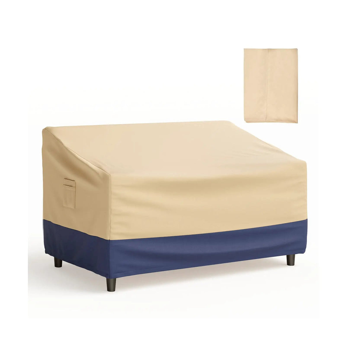 Patio Furniture Cover with Padded Handle and Click-Close Straps by DirectDeals