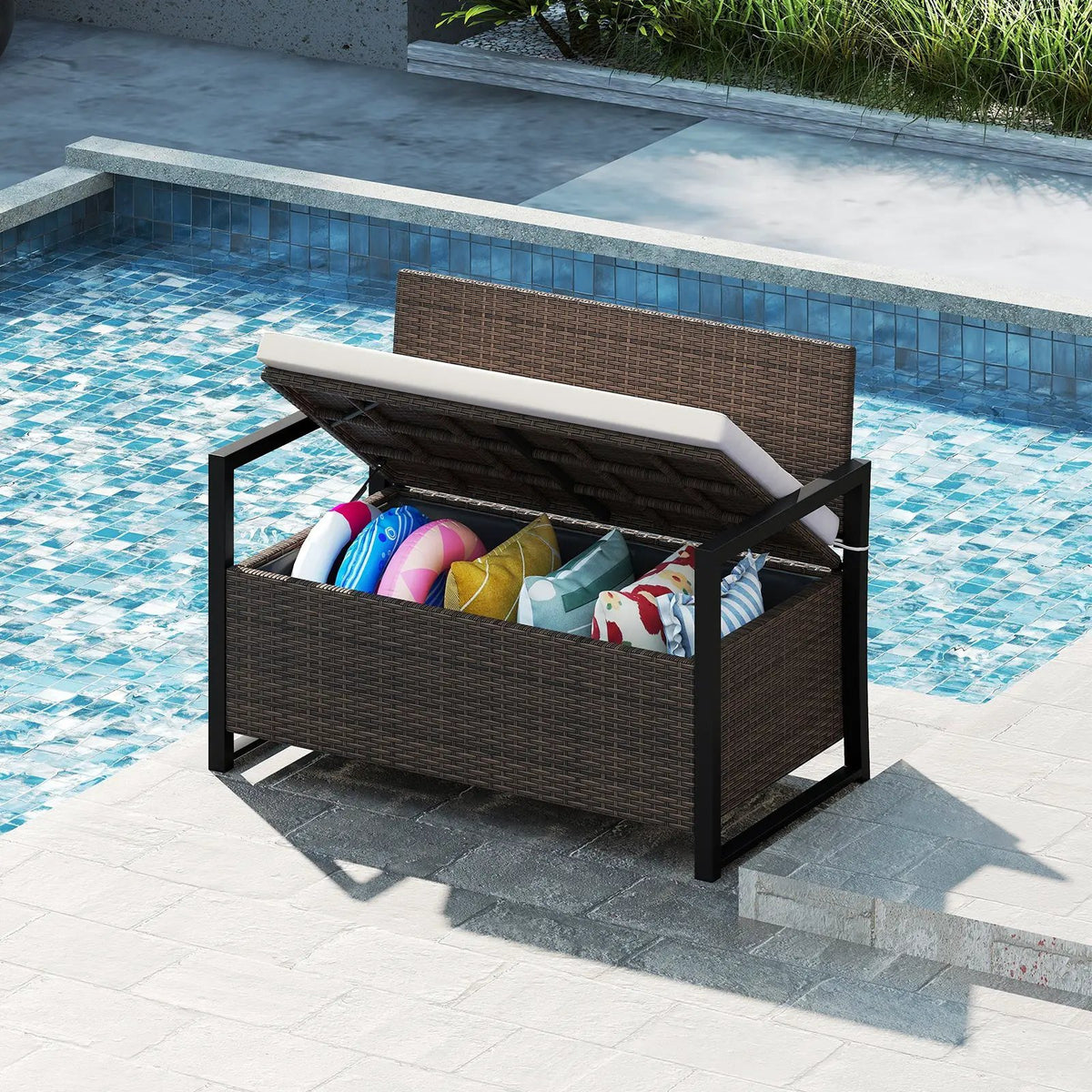 Patio Storage Bench by DirectDeals