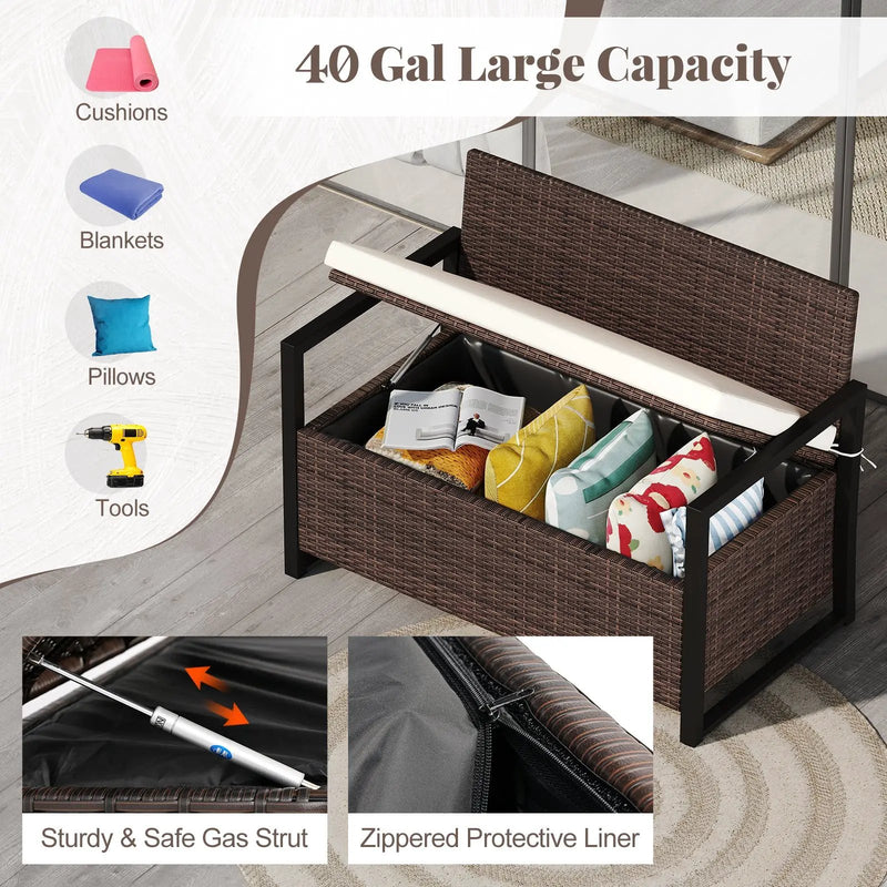 Patio Storage Bench by DirectDeals