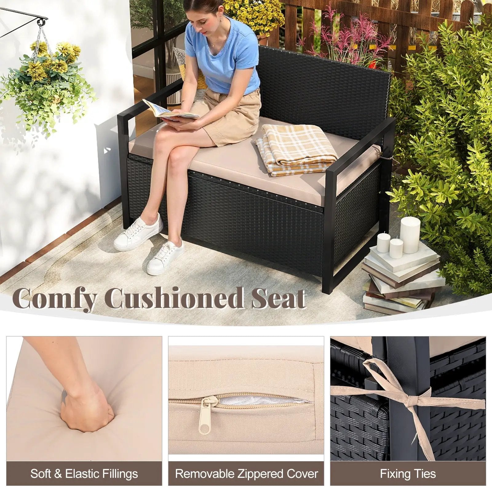 Patio Storage Bench by DirectDeals