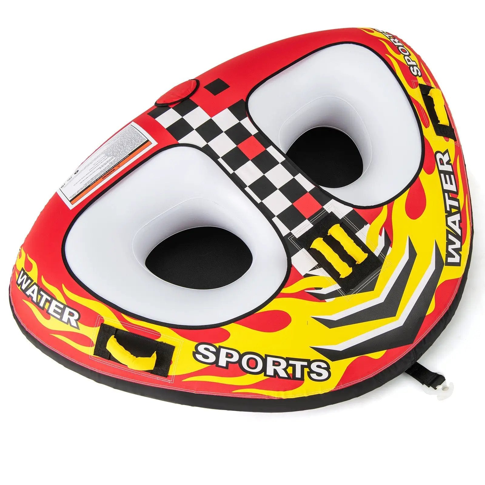 Towable Tube with Quick Connector and Drainage for Boating by DirectDeals